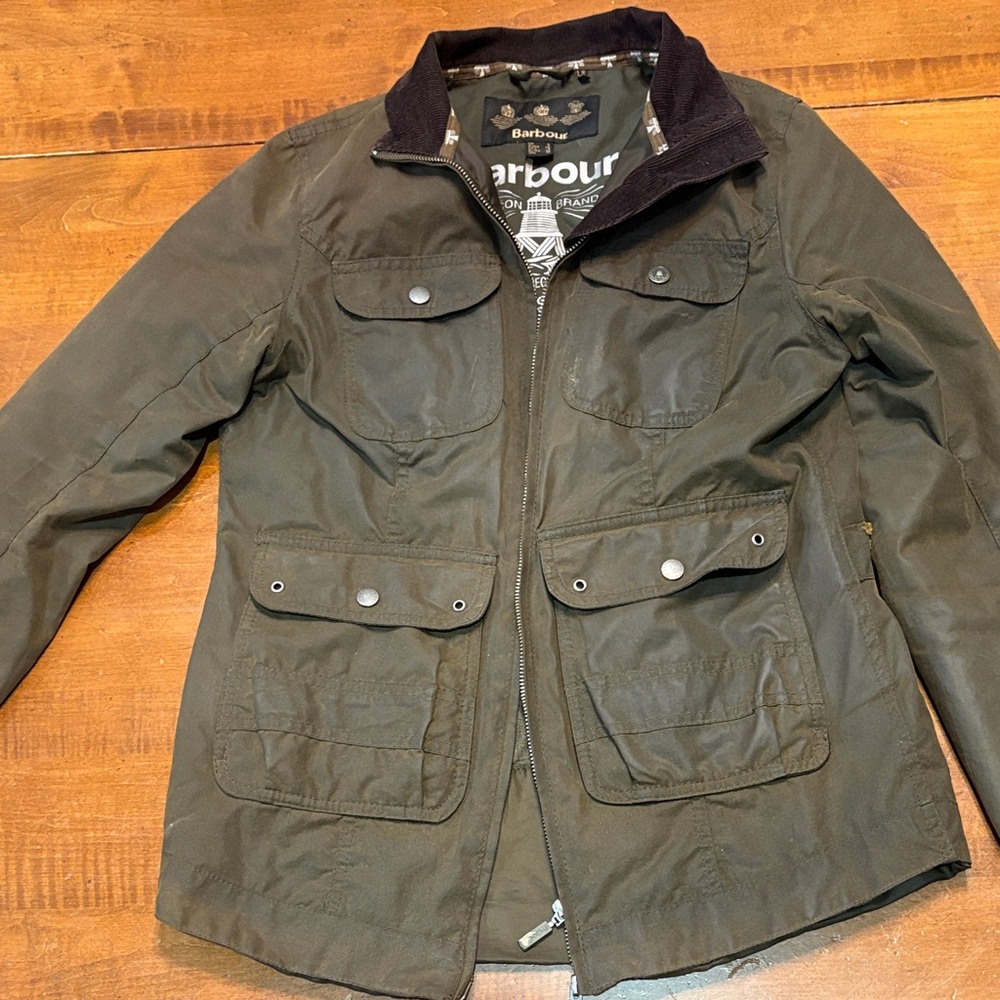 Barbour Dark Green Military Field Jacket
